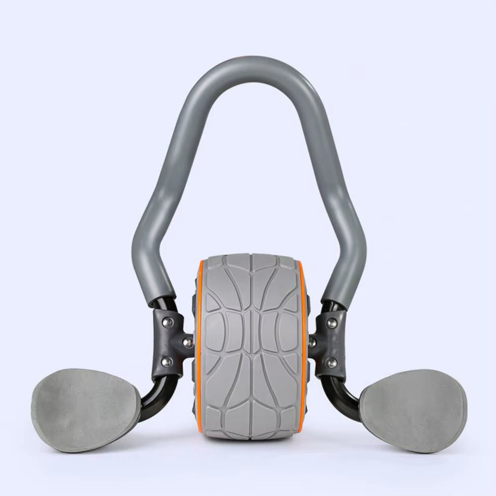 Abdominal Roller Abs Wheel with Elbow Support Knee Pad 4D Abs Roller Mute Exercise Wheels Core Fitness Workout Equipment
