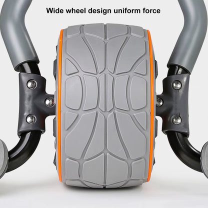 Abdominal Roller Abs Wheel with Elbow Support Knee Pad 4D Abs Roller Mute Exercise Wheels Core Fitness Workout Equipment